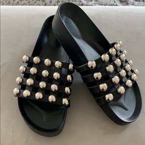 Catherine malandrino studd slides sz 8